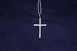 Хрест із камінням срібло 925 проба АРТ3153, фото 2