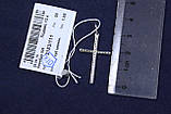 Хрест із камінням срібло 925 проба АРТ3153, фото 4
