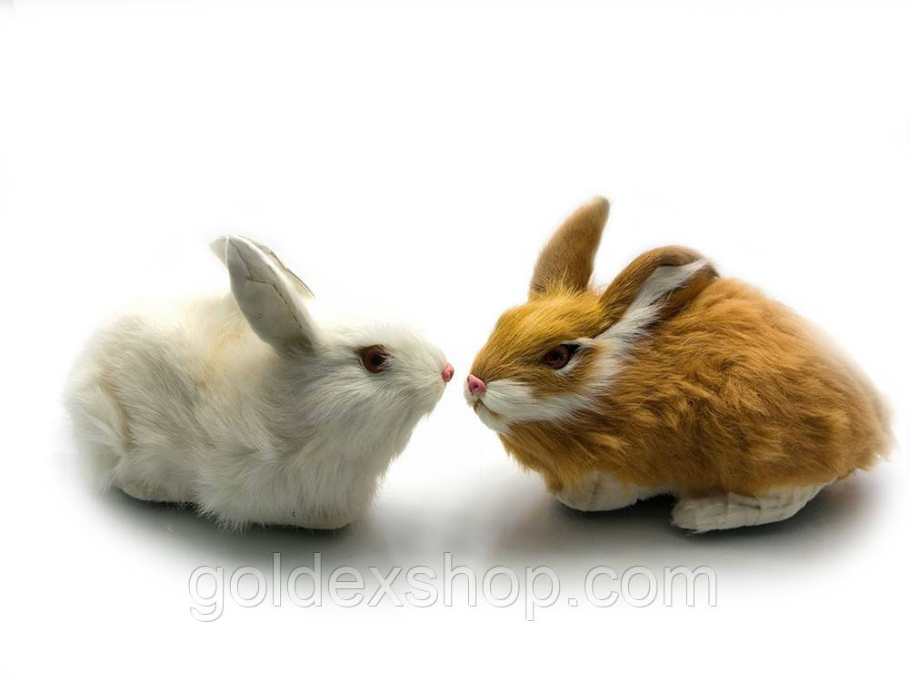 Кролик (натуральне хутро) (12х13х9 см)