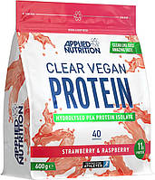 Clear Vegan Protein Hydrolyzed Pea Protein Isolate (Strawberry & Raspberry) (600g - 40 Servings)