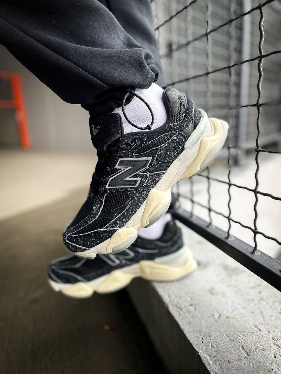 Кросівки чоловічі чорні New Balance 9060" Black Suede" (14522)
