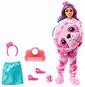 Лялька Барбі Сюрприз Милий Лінивець Barbie Cutie Reveal HJL59, фото 3