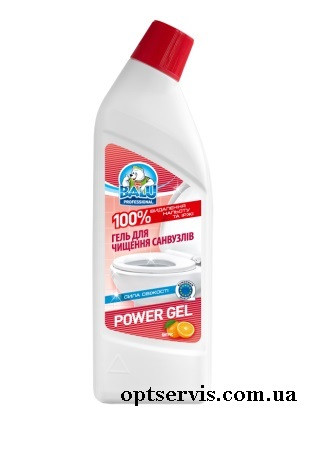 Гель для чищення санвузлів Balu Power Gel Цитрус 1 л