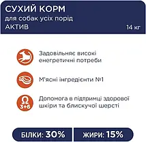 Сухий корм для собак CLUB 4 PAWS Premium для активних 14 кг, фото 6