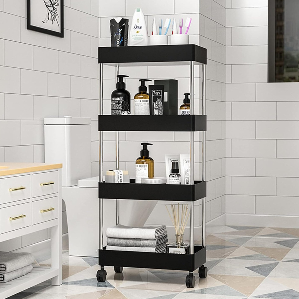 Етажерка на колесах A-PLUS 4 яруси (400 SR)