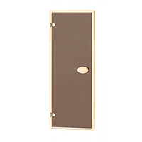 Двери для сауны стандартные, бронза 70*190 см