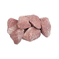 Камни для сауны Малиновый кварцит колотые <10 см (20кг)