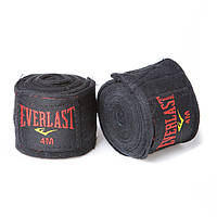 Бінт боксерський 4м, Everlast, пара,чорний