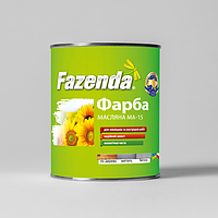 Краска масляна МА-15 голубая ТМ "FAZENDA", 2,5 кг