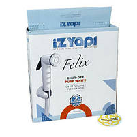 Душ гігієнічний Felix 1/2", пластик, ПВХ шланг, білий Sanpreis, фото 5