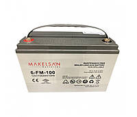 Аккумуляторная батарея AGM Makelsan 6-FM-100, Gray Case, 12V 100.0Ah ( 329 x 172 x 218 ) Q1