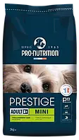 Pro-Nutrition PRESTIGE ADULT 8+ MINI Полнорационный сухой корм для собак малых пород старше 8 лет 3 кг