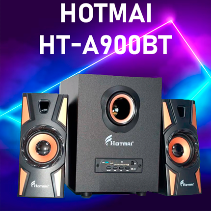 Колонки для Комп'ютера Hotmai HT-A900BT, Акустика для Комп'ютера з Сабвуфером, фото 1