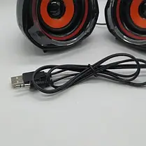 Колонки для Комп'ютера і Ноутбука MD Speaker A7, Потужна Комп'ютерна Акустика 10 Вт з Регулятором Гучності, фото 6