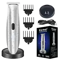 Машинка для стрижки волосся KEMEI KM-6038, Провідний тример для бороди і вусів, фото 2
