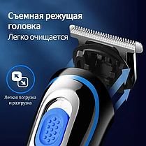 Машинка для стрижки волосся Kemei LFJ-KM-319, Провідний тример для бороди і вусів, фото 4