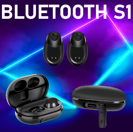 Навушники Bluetooth S1, Бездротова гарнітура Bluetooth S1, Бездротова гарнітура, фото 1