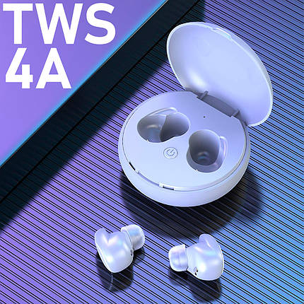 Навушники Bluetooth TWS-4A, Бездротова Гарнітура, Bluetooth TWS-4A, фото 1