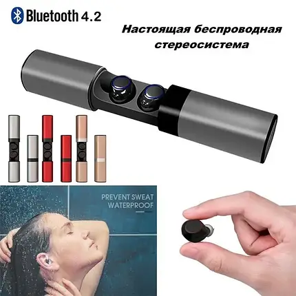 Навушники TWS Bluetooth EARPHONE S2, Бездротова Гарнітура TWS Bluetooth EARPHONE S2, фото 1
