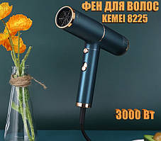 Фен для волосся KEMEI KM-8225, Потужний електричний легкий фен, фото 3
