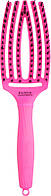 Щетка Finger Brush Boar&Nylon ThinkPink 2023 Neon Pink Olivia Garden