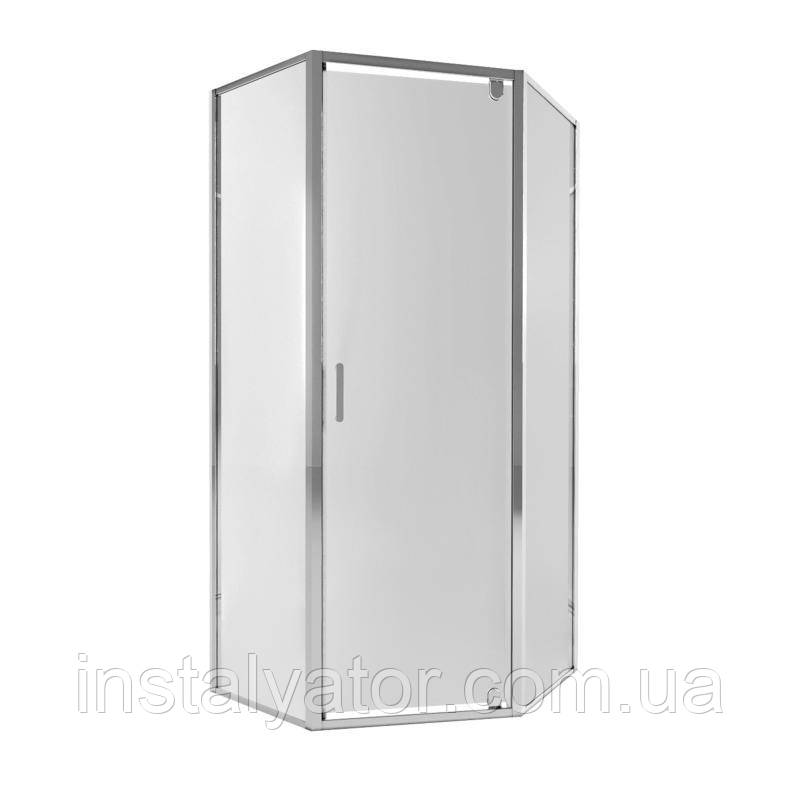 Душова кабіна Qtap Leo CRM10995-AC6 90х90, скло Clear 6 мм, без піддона