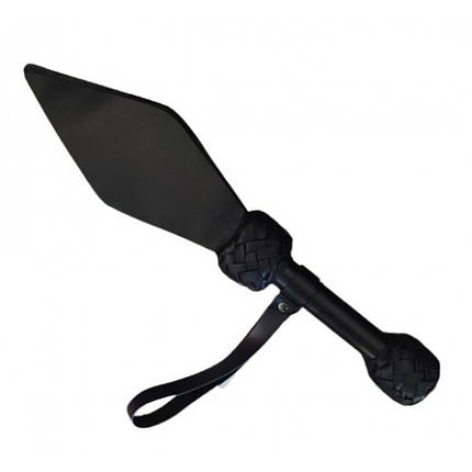 Паддл із подвійною ударною частиною Candy Hero, шкіряний, чорний, фото 1