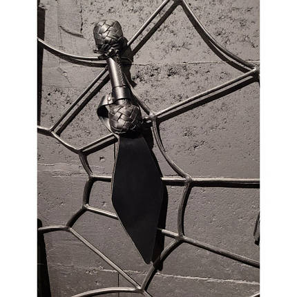 Паддл із подвійною ударною частиною Candy Hero, шкіряний, чорний, фото 2