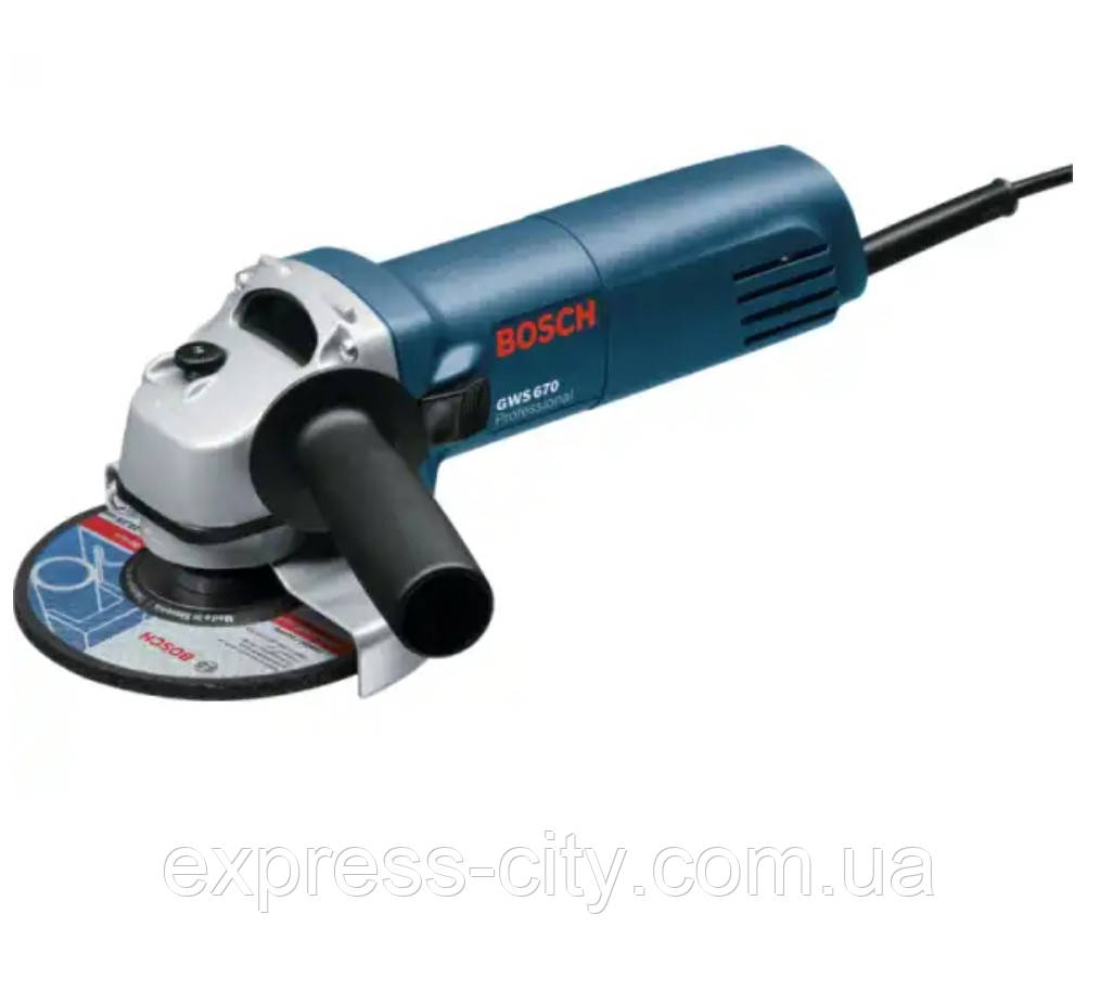 Болгарка BOSCH GWS 670 - фото 1 - id-p1984546334