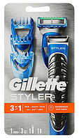 Бритва Gillette Fusion ProGlide Styler с кассетой+3 насадки для бороды/усов