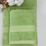 Рушник "Honey" 70*140 см (470 г/м2) (бавовна 100%) (Salad Green), фото 5