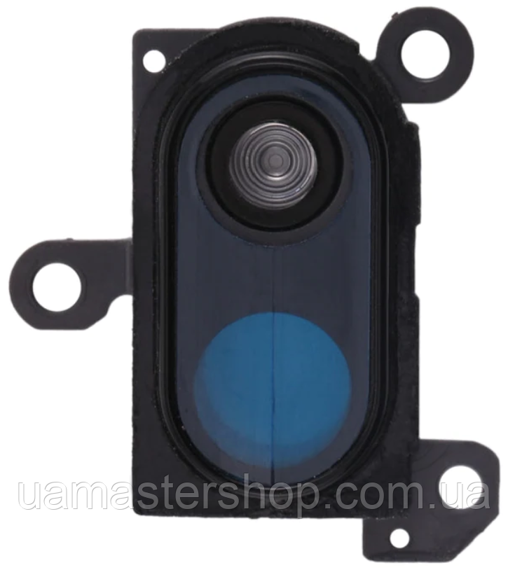 Скло камери Xiaomi Redmi 8A з рамкою чорного кольору, фото 1