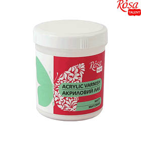 Лак акриловий матовий 100 мл Rosa Talent