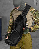 Сумка через плече тактична SILVER KNIGHT black РГ5516, фото 4