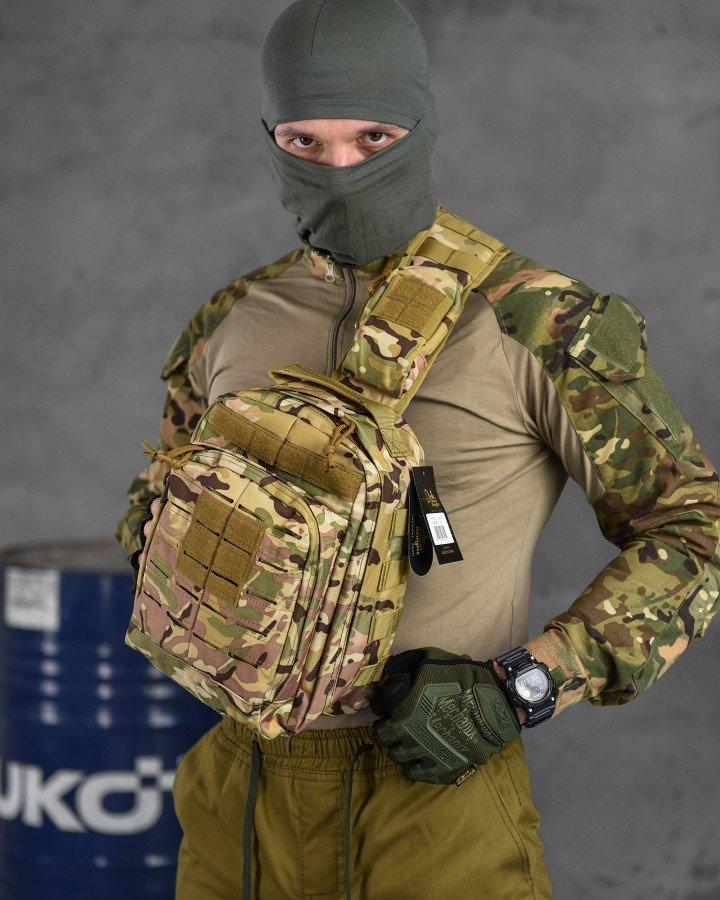 Рюкзак патрульний однолямковий SILVER KNIGHT 8л MTK РГ4296, фото 1