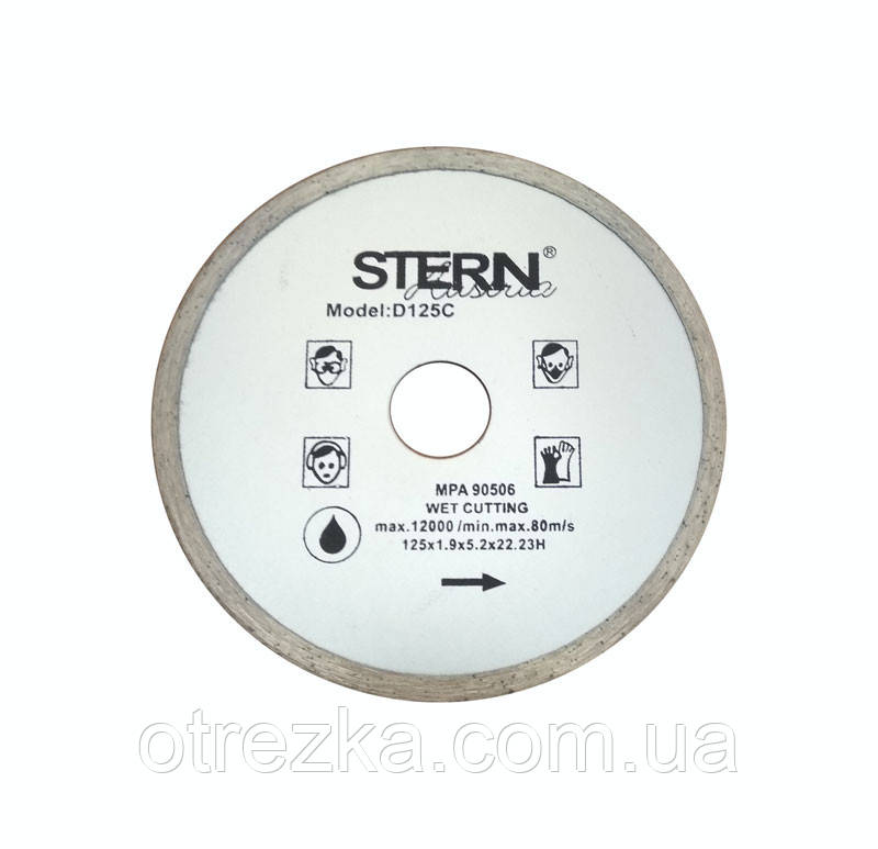 Алмазний диск Stern 115*22 суцільний