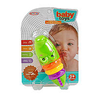 Іграшка Брязкальце Baby Toys "Крокодил", іграшка для малюків, брязкальце дитяче (QK8374-6)