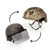Переработка и тюнинг шлемов и визуализация под Ops-Core(Покраска шлема + обрезка "ушей" и
