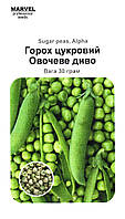 Насіння гороху цукрового Овочеве диво, 30г