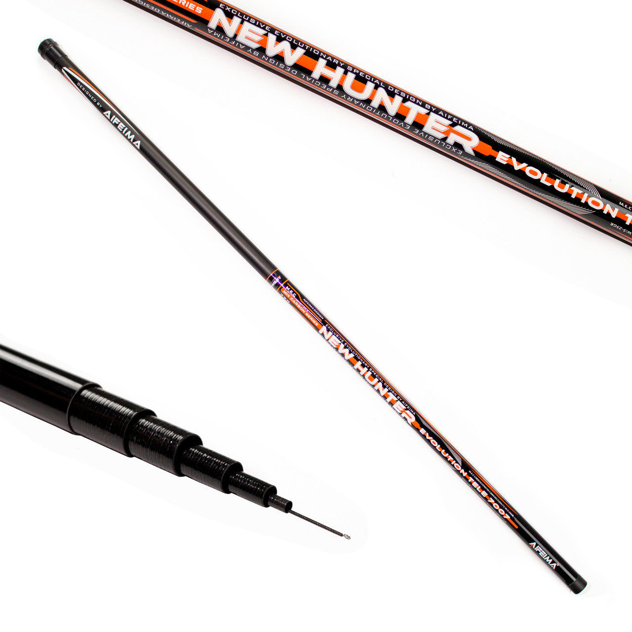 Вудка Feima New Hunter Evolution Pole 5м Карбон без кілець