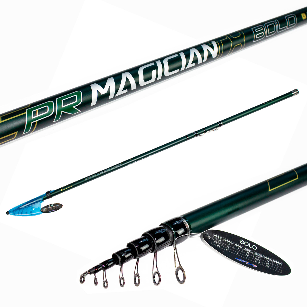 Вудка Mifine Magician SPR TX Bolo 4м тест 80-150г для бокового кивка 403-400