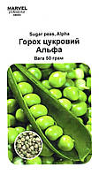 Посівні насіння гороху цукрового Альфа, 50г