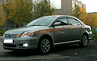 Дефлекторы окон (ветровики) COBRA-Tuning на TOYOTA AVENSIS SD 2003-2008