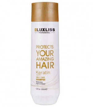 ШАМПУНЬ ДЛЯ ВОЛОССЯ LUXLISS KERATIN SMOOTHING DAILY SHAMPOO, 250 мл