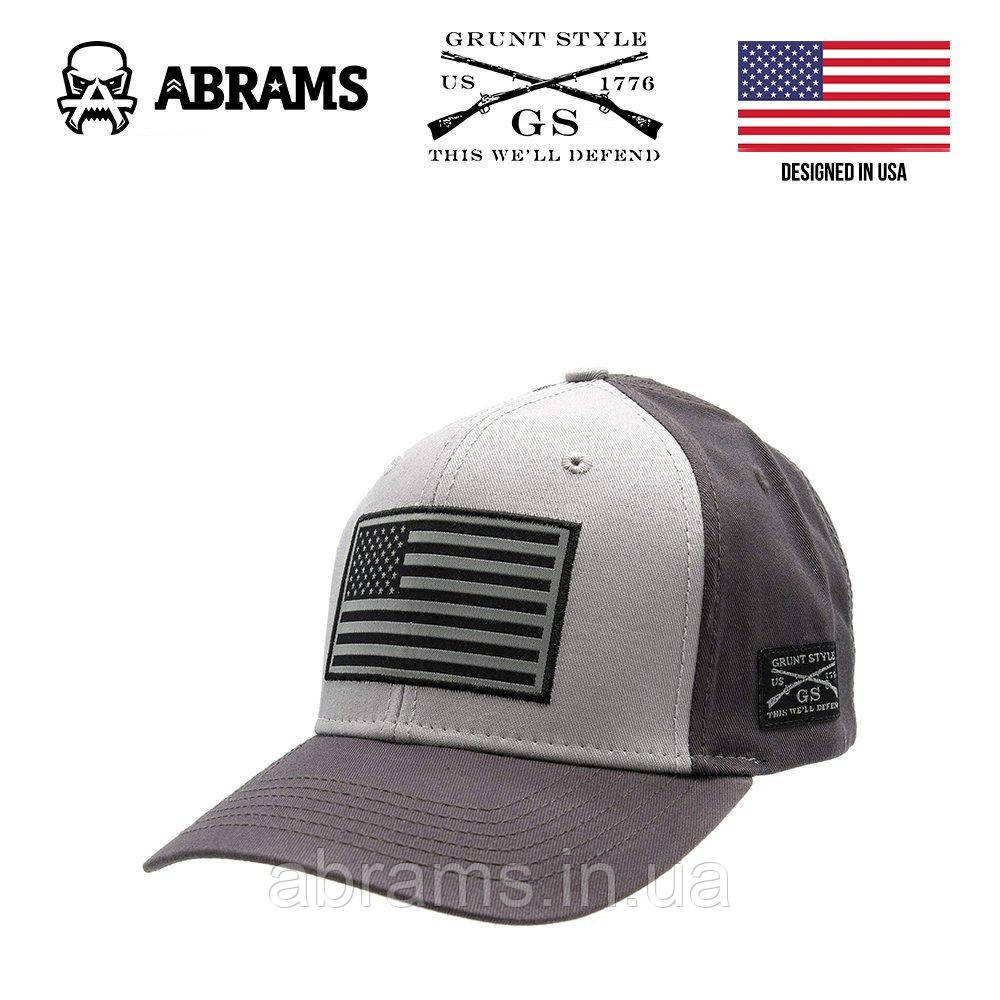 Кепка Grunt Style American Flag Hat | Grey