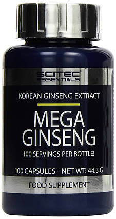 Mega Ginseng Scitec Nutrition 100 caps, фото 2