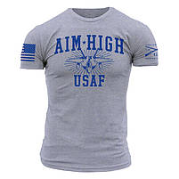 Футболка Grunt Style USAF - Aim High U.S.A.F. T-Shirt | Athletic Heather, фото 2