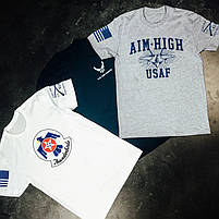 Футболка Grunt Style USAF - Aim High U.S.A.F. T-Shirt | Athletic Heather, фото 6