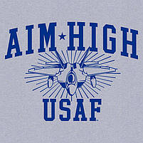 Футболка Grunt Style USAF - Aim High U.S.A.F. T-Shirt | Athletic Heather, фото 7