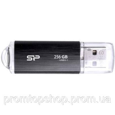 USB флеш наель Silicon Power 256GB Blaze b02 Black USB 3.0 (SP256GBUF3B02V1K) c - фото 1 - id-p2120775900